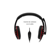 Auriculares gaming con microfono phoenix prohydra led con cable