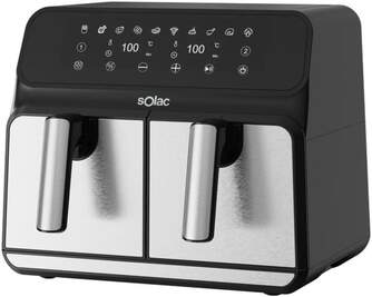 FREIDORA AIRE SOLAC FA1520 4+4L DOBLE 1700W NUEVO