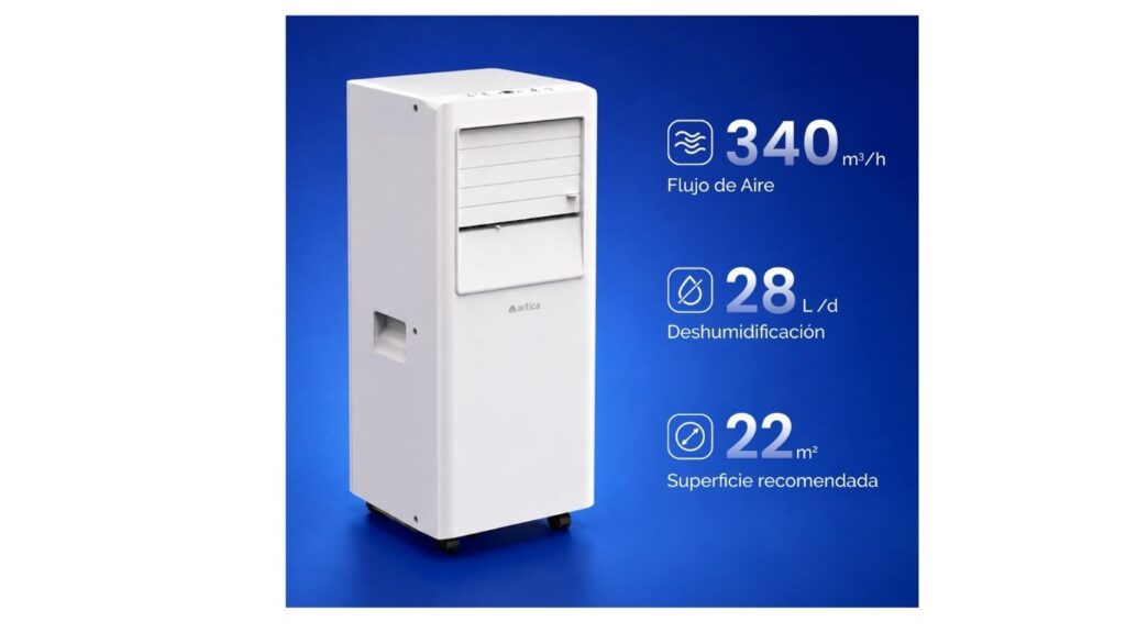 Aire acondicionado portátil Artica AAP0729SM 1763F R290  Nou